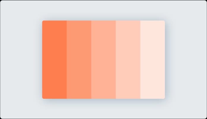 Image for Color variations of Coral color