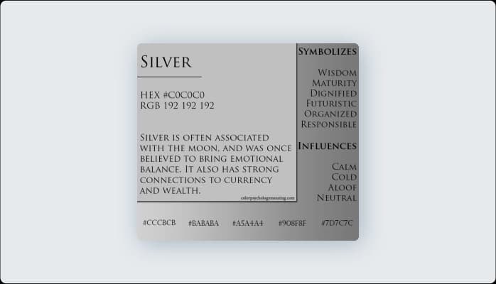 Image for Impact of silver color on user experience