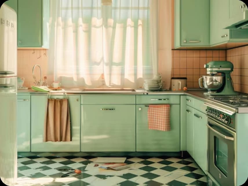 1950s Pastel