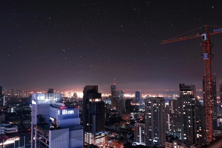 Starry Bangkok Cityscape