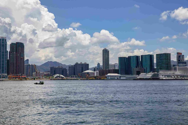 Hong Kong Harbor Skyline