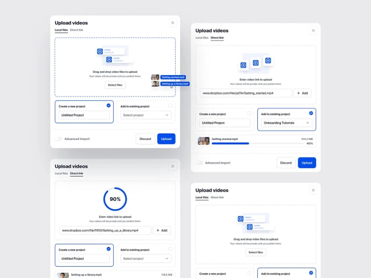 Drag-and-drop panels