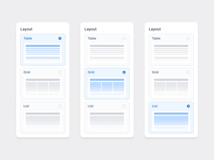 Grid-based layout