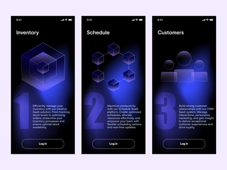 Mobile app splash screens