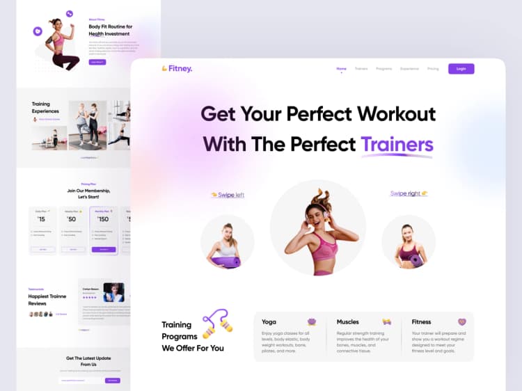 Personal trainer avatars