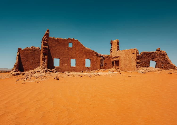 Desert Ruins in Sunlight