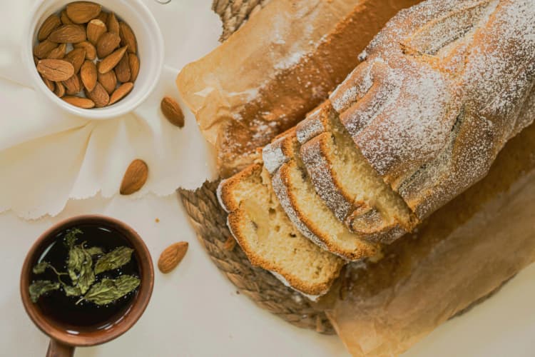 Almond Cake with Tea