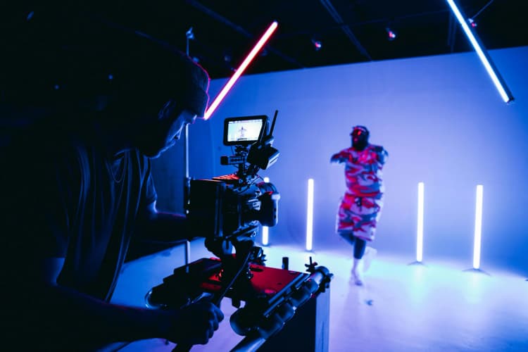 Neon Music Video Shoot