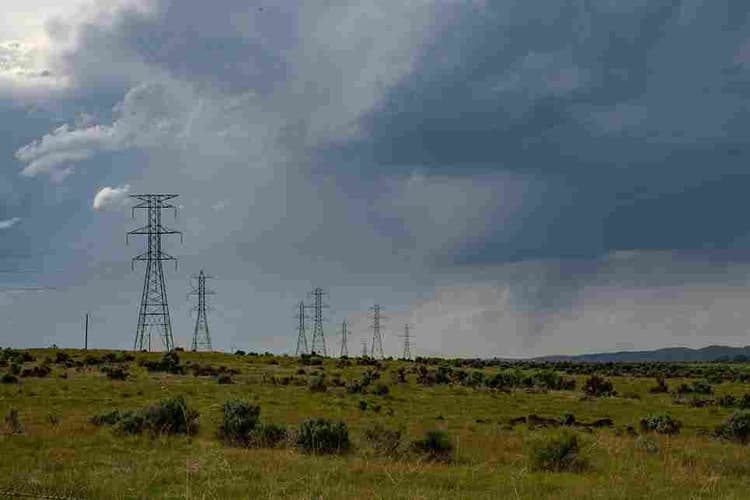 Stormy Plains Power Lines