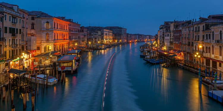 Venice Canal at Twilight