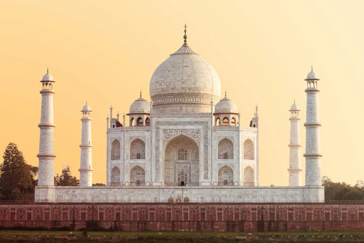 Taj Mahal at Sunset