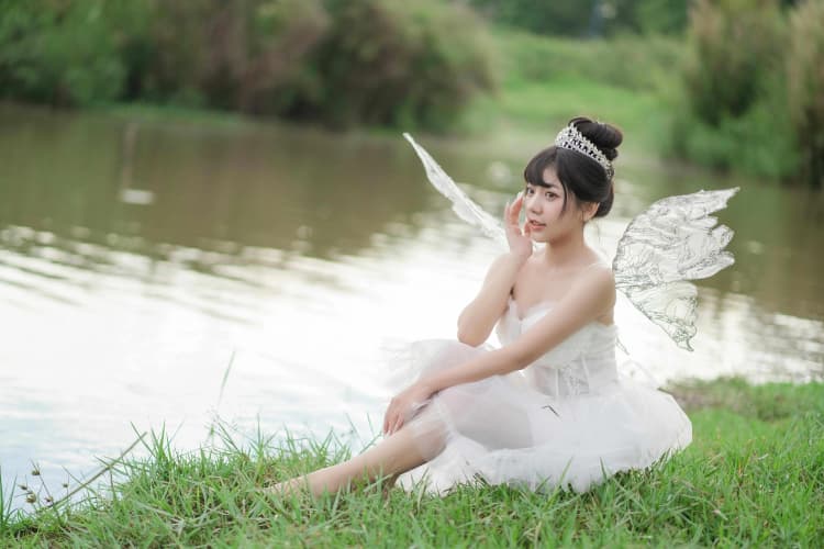 Fairy Princess by Lake