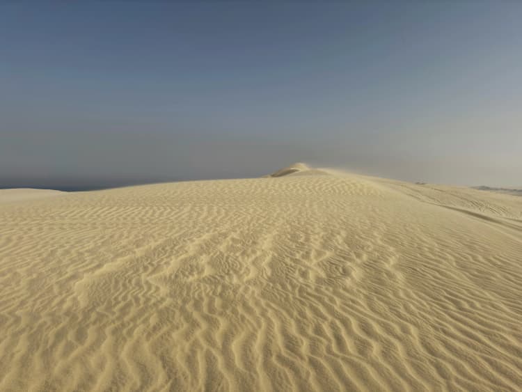 Serene Desert Sand Dunes