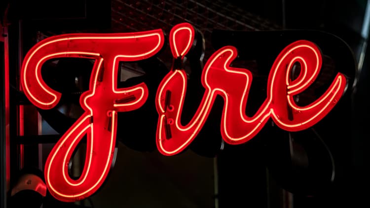 Neon 'Fire' Sign