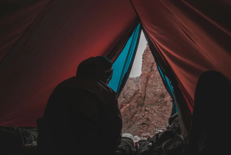 Mountain View from Tent