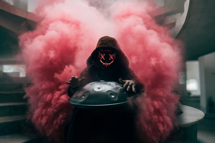 Ominous Smoke and Mask