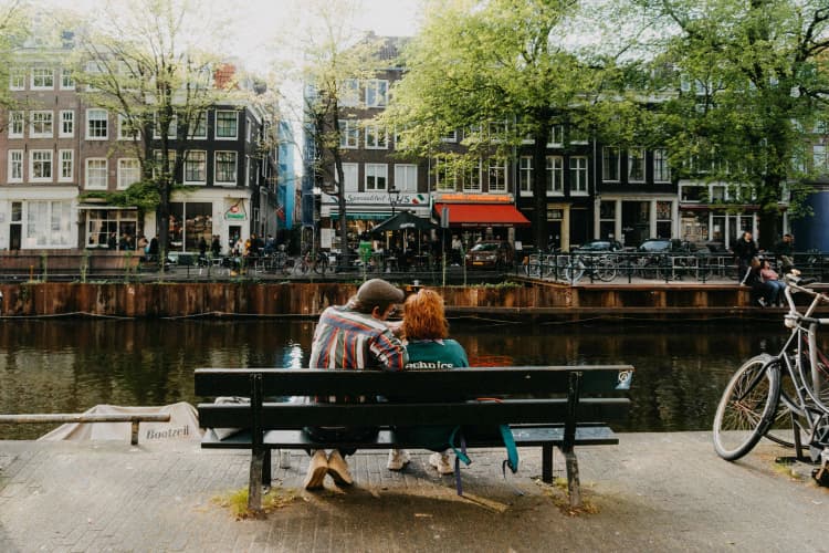 Amsterdam Canal Scene