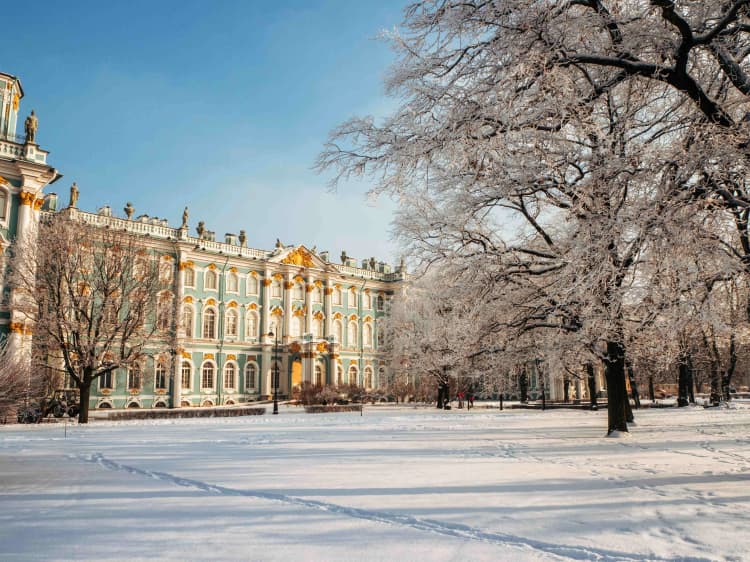 Winter Palace in Snow