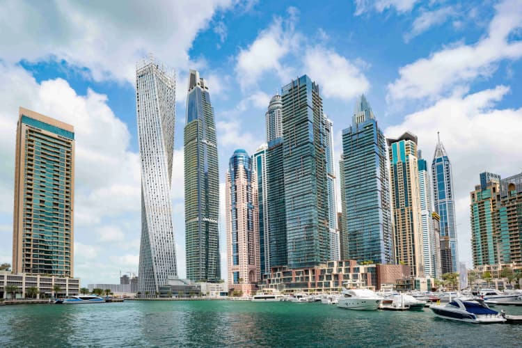 Dubai Marina Skyline