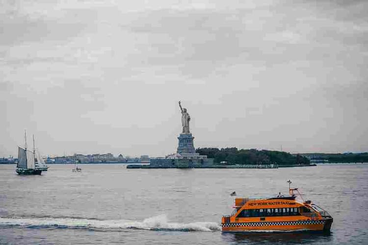 New York Harbor Scene