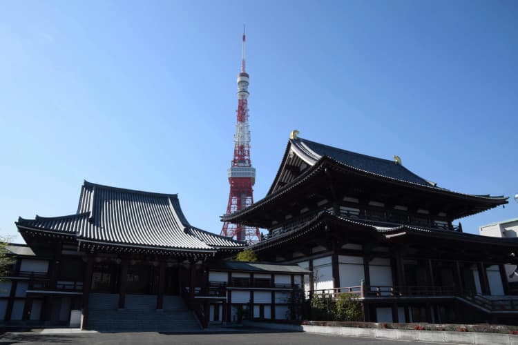 Tokyo Tower Meets Temple